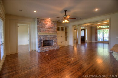 Family room, office door to the left.