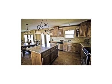 Simulated Photo of Kitchen with Granite Countertop