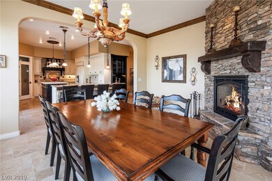 Dining area opens to kitchen