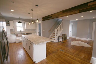 kitchen & family room