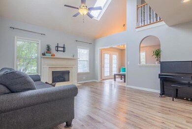 Check out this look thru from the great room to into the kitchen.  You can either decorate this fun area or leave it open  to hand snacks to the children or guests. 