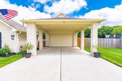 HUGE 44ft x 21ft detached 4-car garage with 16.5ft height.