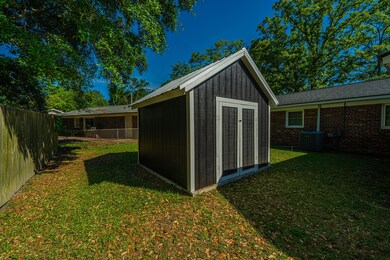 Rear shed fence view