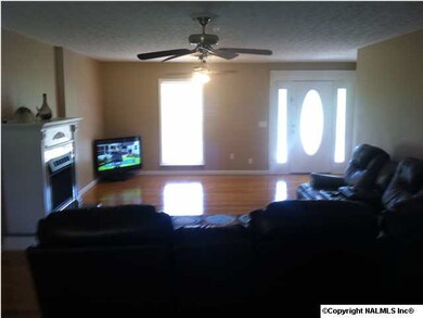 Large open living room