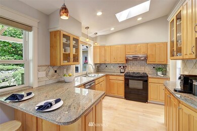 Large Kitchen with vaulted ceilings