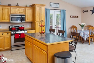 Open Kitchen and Dining Area