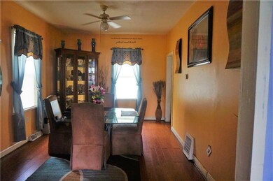 Kitchen just off the dining room - making family m