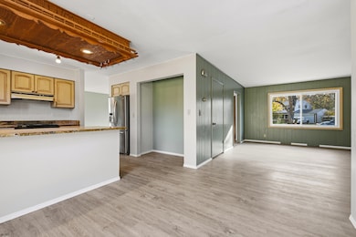 Kitchen & Living Room