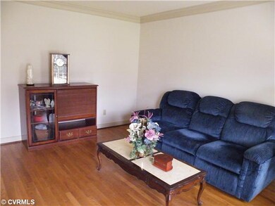 Living Room - has hardwood floors
