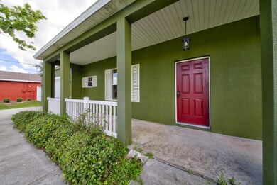 front porch & front door