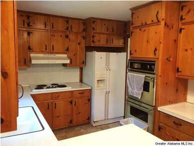 Kitchen right off the living room/dining room!