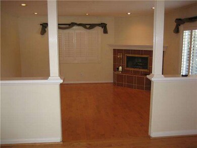 Looking into living room from dining area