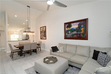 Open floor plan living