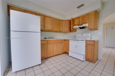 Kitchen inside Duplex in Hollywood