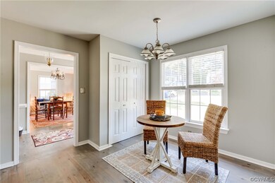 Interior space with an inviting chandelier