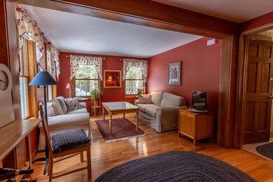 Light pours in to hardwood floors.