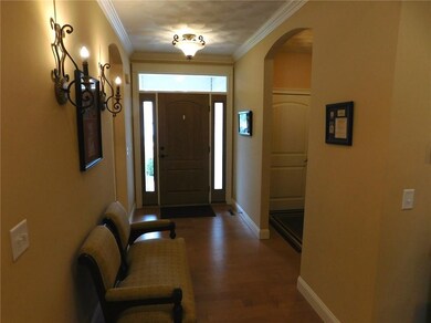 6 foot wide entry foyer