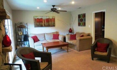 Large living room off the kitchen.