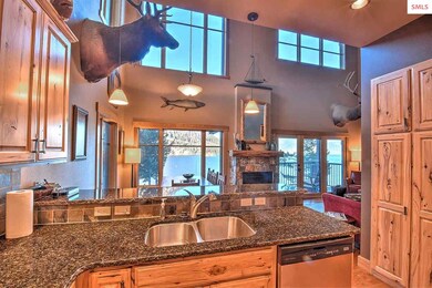 Big lake views from the kitchen