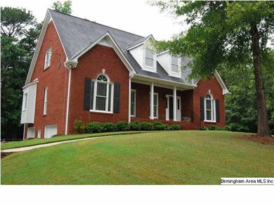 Home is set on a large private corner lot