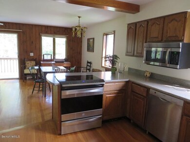 Kitchen Opens to Living Area