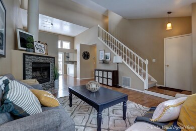 Open living concept . . .