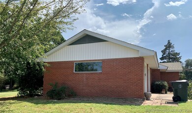 North side of home, window on side of garage
