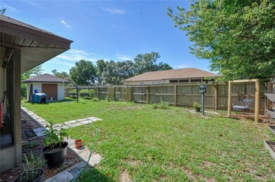 Fenced yard