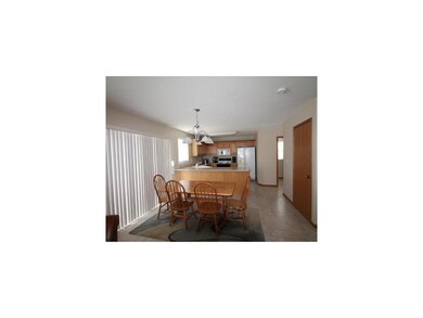 Kitchen. Large dining area and oak kitchen of grea