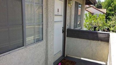 Front door from patio area