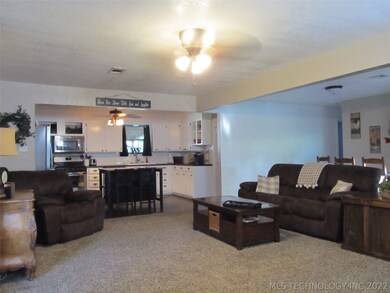 Living Room, Kitchen