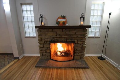Beautiful Stone Gas Log Fireplace