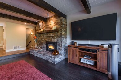 Propane fireplace