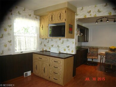 Second work area in kitchen.  More cabinets and a 
