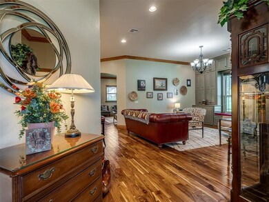 Living room with hardwood floors