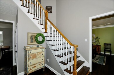View of entry looking toward staircase & DR