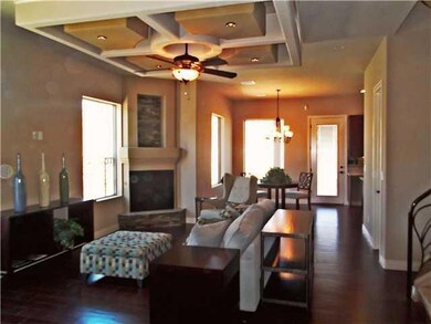 Living Room. Custom Tray ceiling with mo