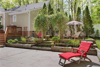 Patio, herb garden and beautiful landscaping compl
