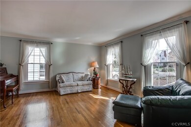 Living Room with beautiful hardwood floors lots of