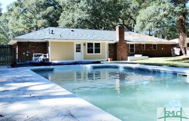Rear of Home with Pool
