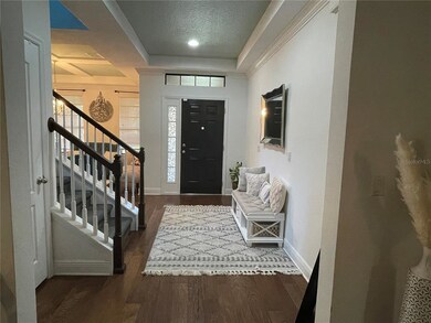 Foyer with tray ceiling!