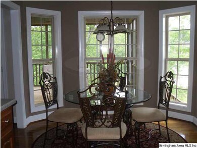 Kitchen with bay window