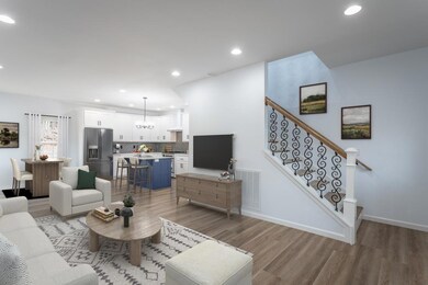 Virtually Staged Living Room