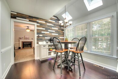Breakfast nook complete with coffee bar.