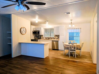 Living Room into Kitchen