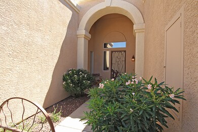 Inviting Courtyard Entry