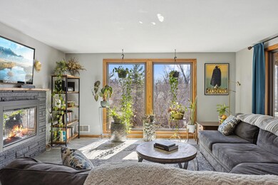 Lots of natural light in the living room