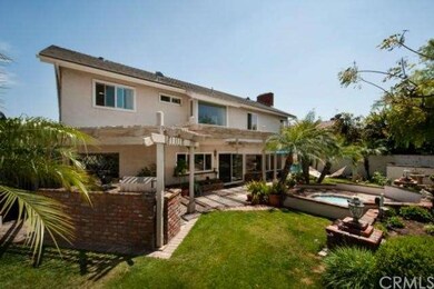 Beautiful backyard with in ground spa and built in