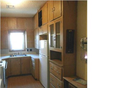 Kitchen with built in storage