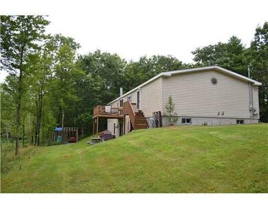 Exterior Back. Walk out basement